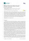 Research paper thumbnail of Quantum Trajectories: Real or Surreal?