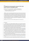 Research paper thumbnail of A Method for Measuring the Real Part of the Weak Value of Spin for Metastable Atoms