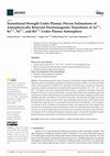 Research paper thumbnail of Transitional Strength Under Plasma: Precise Estimations of Astrophysically Relevant Electromagnetic Transitions of Ar7, Kr7, Xe7, and Rn7 Under Plasma Atmosphere++++