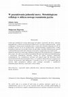Research paper thumbnail of W poszukiwaniu jednostki mowy. Metodologiczne refleksje w obliczu nowego rozumienia języka