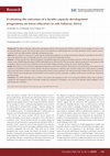 Research paper thumbnail of Evaluating the outcomes of a faculty capacity development programme on nurse educators in sub-Saharan Africa