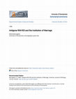Research paper thumbnail of Antigone 904 – 920 and the Institution of Marriage*
