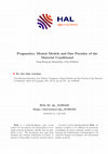 Research paper thumbnail of Pragmatics, Mental Models and One Paradox of the Material Conditional
