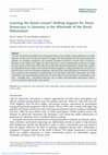 Research paper thumbnail of Learning the Brexit Lesson? Shifting Support for Direct Democracy in Germany in the Aftermath of the Brexit Referendum