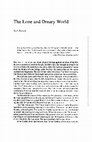 Research paper thumbnail of The Lone and Dreary World