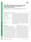 Research paper thumbnail of The mycosphere constitutes an arena for horizontal gene transfer with strong evolutionary implications for bacterial-fungal interactions