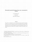 Research paper thumbnail of Extended pseudo-fermions from non commutative bosons