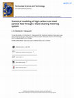 Research paper thumbnail of Statistical modeling of high-carbon cast-steel particle flow through a blast-cleaning metering system