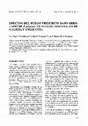 Research paper thumbnail of Efectos del fuego prescrito bajo arbolado de P.Pinaster en suelos forestales de Galicia y Andalucía