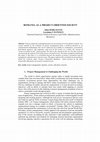 Research paper thumbnail of Romania as a project-oriented society