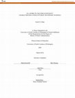 Research paper thumbnail of Is a word to the wise sufficient? character education in public secondary schools