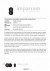 Research paper thumbnail of The principle of sustainability: transforming law and governance
