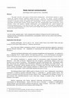 Research paper thumbnail of Body internal communication