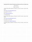 Research paper thumbnail of Exploring the role of schools in promoting social inclusion and diversity in Indian society