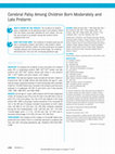 Research paper thumbnail of Cerebral Palsy Among Children Born Moderately and Late Preterm