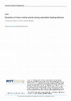 Research paper thumbnail of Dynamics of motor cortical activity during naturalistic feeding behavior
