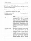 Research paper thumbnail of Hospital Health Services Application Development using Evaluation Based on Distance from Average Solution (EDAS)