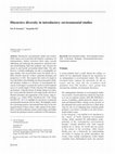 Research paper thumbnail of Discursive diversity in introductory environmental studies