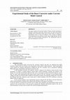 Research paper thumbnail of Experimental Study of the Boost Converter under Current Mode Control