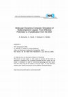 Research paper thumbnail of Molecular Dynamics Computer Simulation of Multicomponent Liquids: From Effective Potentials to Crystallisation from the Melt
