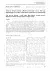 Research paper thumbnail of Analysis of Curcumin as a Radiosensitizer in Cancer Therapy with Serum Survivin Examination: Randomised Control Trial