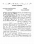 Research paper thumbnail of Precise and robust enable control circuitry for LDO voltage regulators