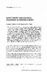 Research paper thumbnail of Elitist theory and political tolerance in Western Europe