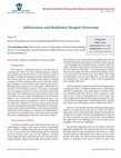 Research paper thumbnail of Adolescence and Resilience Despair Overcome