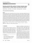 Research paper thumbnail of Remaining useful life (RUL) prediction of internal combustion engine timing belt based on vibration signals and artificial neural network