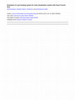 Research paper thumbnail of Evaluation of a pre-heating system for solar desalination system with linear Fresnel lens
