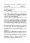 Research paper thumbnail of UK Labour Government Manifesto and Policies : Change is a hopeful message By Rocio Ferro-Adams.