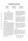 Research paper thumbnail of Augmenting Data for Sarcasm Detection with Unlabeled Conversation Context