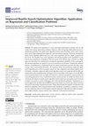 Research paper thumbnail of Improved Reptile Search Optimization Algorithm: Application on Regression and Classification Problems