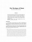 Research paper thumbnail of The Mystique of Music