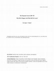 Research paper thumbnail of Why Did It Happen And What Did We Learn