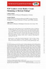 Research paper thumbnail of P2P Lenders versus Banks: Cream Skimming or Bottom Fishing?