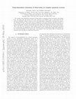 Research paper thumbnail of Time-dependent relaxation of observables in complex quantum systems