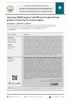Research paper thumbnail of Improving MGMP teachers’ self-efficacy through technical guidance in learning from home program