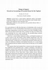 Research paper thumbnail of Things of Import: Toward an Accounting of Essential Items for the Vigilant
