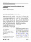 Research paper thumbnail of Contribution of microspatial factors to benthic diatom communities