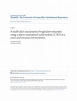 Research paper thumbnail of A multi-plot assessment of vegetation structure using a micro-unmanned aerial system (UAS) in a semi-arid savanna environment