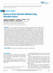 Research paper thumbnail of Review of Stress Detection Methods Using Wearable Sensors