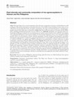 Research paper thumbnail of Plant diversity and community composition of rice agroecosystems in Vietnam and the Philippines