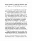 Research paper thumbnail of Historical Consciousness as Offering to the Trans-historical Buddha