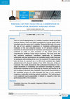 Research paper thumbnail of The Role of Text Analytical Competence in Translator Training and Education