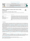 Research paper thumbnail of Shippers’ willingness to delegate modal control in freight transportation