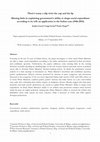 Research paper thumbnail of There's many a slip twixt the cup and the lip Missing links in explaining government’s ability to shape social expenditure according to its will: an application to the Italian case (1946-2015)