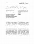 Research paper thumbnail of La ultraderecha de Javier Milei en Argentina: agenda político–ideológica e impacto de sus políticas (2023–2024)