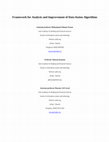 Research paper thumbnail of Framework for analysis and improvement of data-fusion algorithms