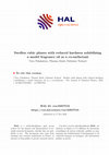 Research paper thumbnail of Swollen cubic phases with reduced hardness solubilizing a model fragrance oil as a co-surfactant